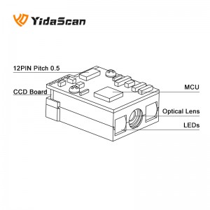 ES14 1D CCD 바코드 스캐너 모듈